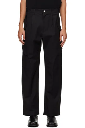 J.LAL Black Brace Trousers