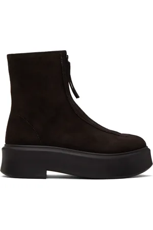 The Row Brown Zipped I Boots