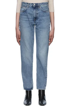 Totême Blue Twisted Seam Jeans