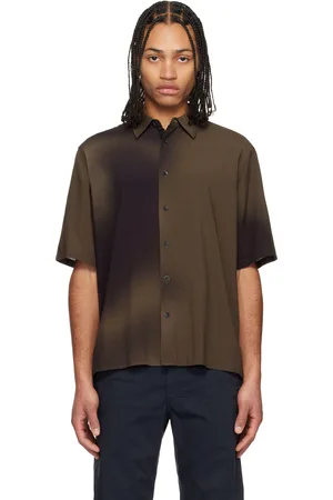 RAG&BONE Brown Dalton Printed Shirt