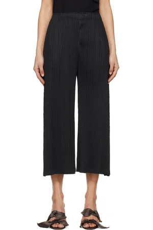 PLEATS PLEASE ISSEY MIYAKE Black Monthly Colors February Trousers