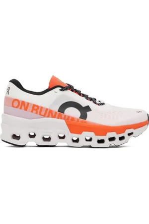 On Running White & Pink Cloudmster 2 Sneakers