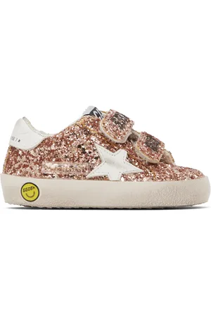 Golden Goose Baby Pink Old School Sneakers