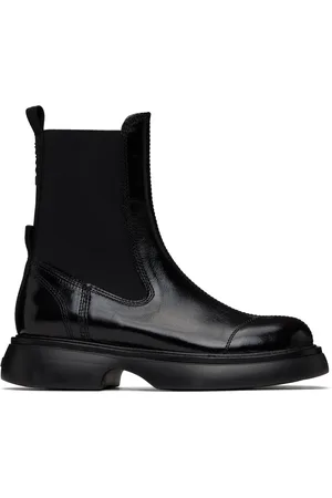 Ganni Black Everyday Mid Chelsea Boots