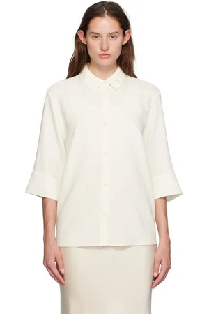 ANINE BING Off-White Mary Shirt