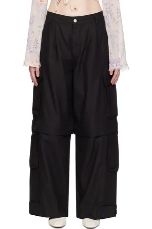 Holzweiler Black Ebbi Cargo Pants