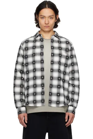 AMIRI & White Starburst Flannel Shirt