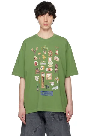 J.W.Anderson Green Diorama Printed T-shirt