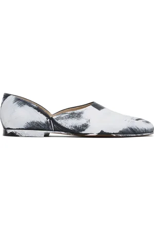Maison Margiela Black & White Bianchetto Grecian Slip-on Loafers