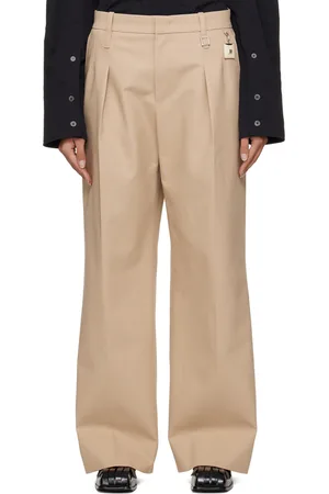 WOOYOUNGMI Beige Straight Trousers