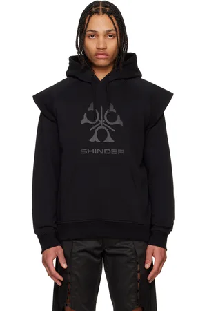 Olly Shinder Black Folk Hoodie