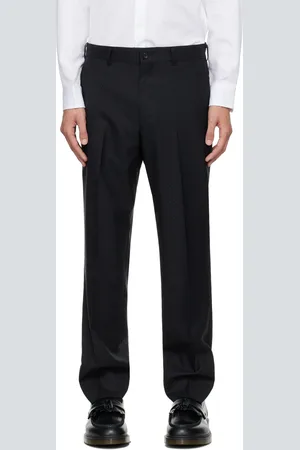 Comme des Garçons Black Wool Trousers