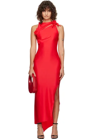 COPERNI Asymmetric Flower Maxi Dress