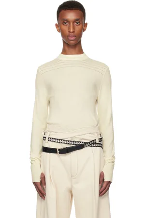 NULLUS Off-White Gradient Stripes Sweater