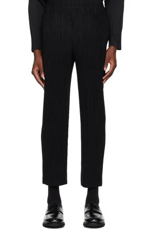Issey Miyake Black Tailored Pleats 2 Trousers