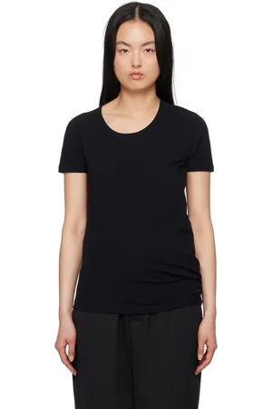 LEMAIRE Black Twisted T-Shirt