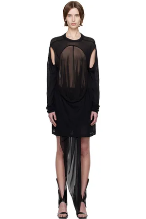 Rick Owens Black Hollywood Drain T-shirt
