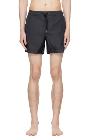 Moncler Navy Patch Swim Shorts