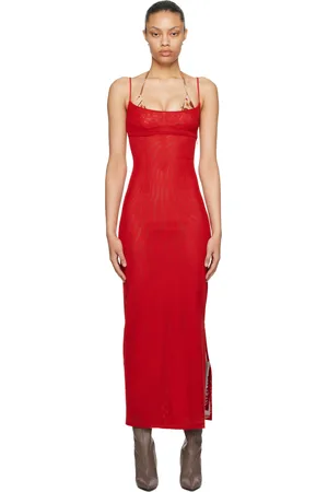 Miaou SSENSE Exclusive Red Thais Maxi Dress