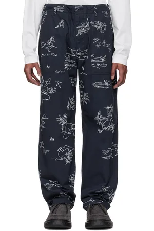 ENGINEERED GARMENTS Navy Fatigue Trousers