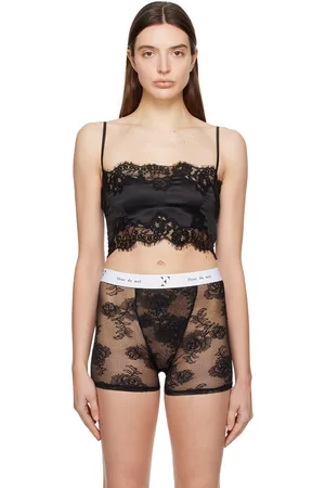 FLEUR DU MAL Black Floral Top
