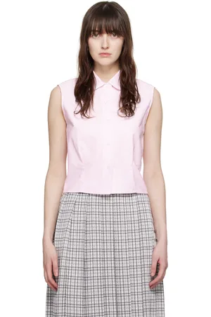 Thom Browne Pink Sleeveless Blouse