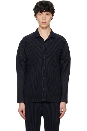 Issey Miyake Navy Basics Cardigan