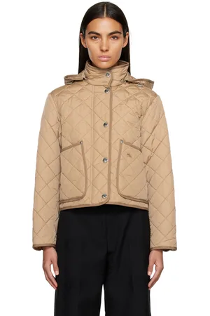 Burberry Beige Quilted Jacket
