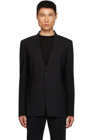 Rick Owens Black Paper Blazer
