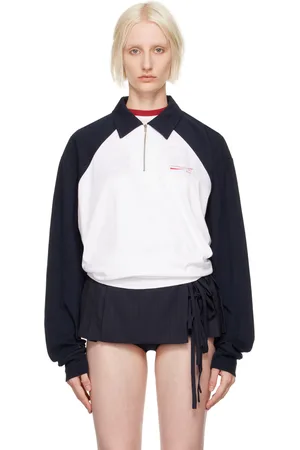 pushBUTTON Color Block Half-Zip Polo