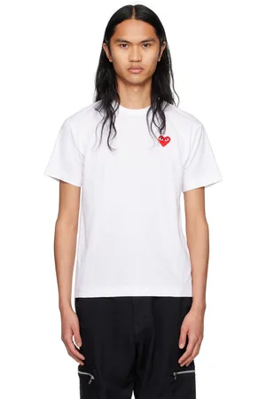Comme des Garçons White Heart T-Shirt