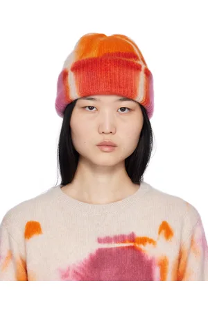 THE ELDER STATESMAN Multicolor Rorschach Beanie