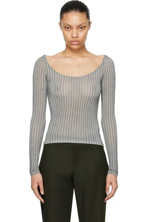Paloma Wool Gray Rafaela Long Sleeve T-Shirt
