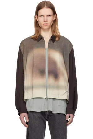 UNDERCOVER Brown & Beige UC1E4203-1 Jacket