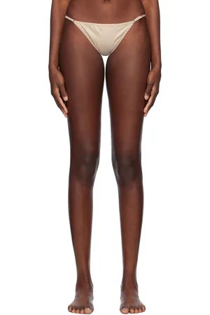 Yasmine Eslami Taupe Laura Bikini Bottom