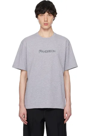 J.W.Anderson Gray Logo Embroidery T-shirt