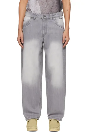 DIME Gray Classic Baggy Jeans