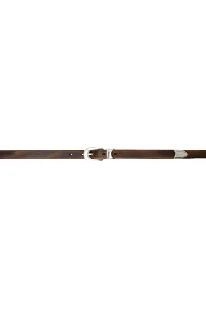 OUR LEGACY Brown 2 CM Belt