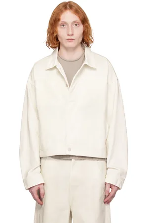 Entire Studios White Gem Denim Jacket
