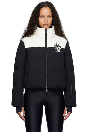Moncler Black & White Stennes Down Jacket