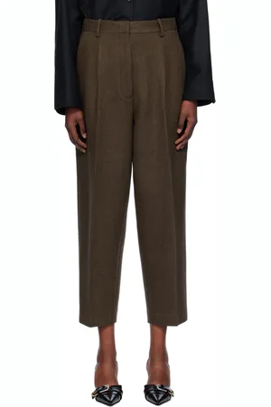 Helmut Lang Brown Zoot Trousers