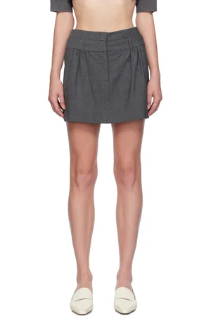 THE GARMENT Gray Pisa Miniskirt
