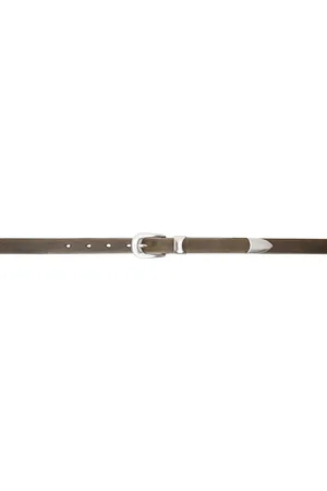 OUR LEGACY Brown 2 CM Belt