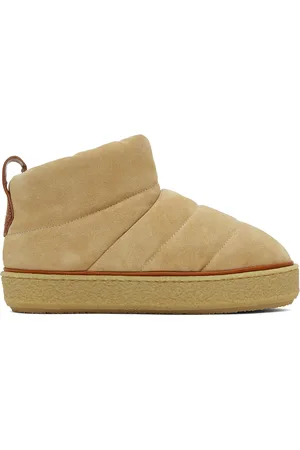 Isabel Marant Tan Suede Pillow Boots
