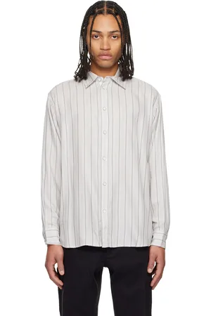 RAG&BONE Off-White Matthew Striped Shirt