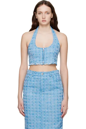Staud Blue Becca Top