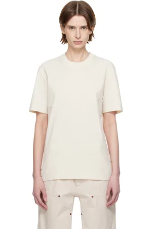 Maison Margiela Three-Pack Beige Cotton T-shirts