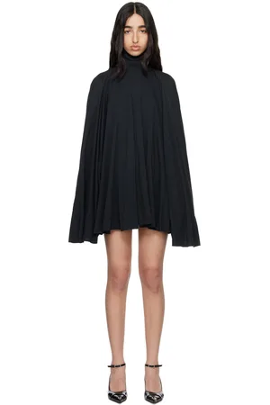 Maison Margiela Black Basic Jersey Minidress