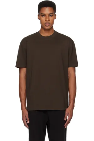 SKIMS Brown Heavyweight Cotton Relaxed T-shirt