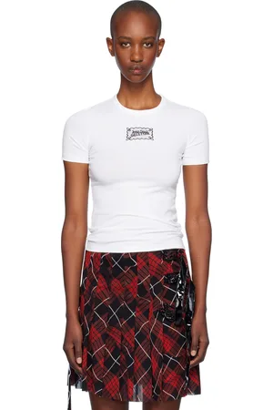 Jean Paul Gaultier White Lace Label Baby Tee T-shirt